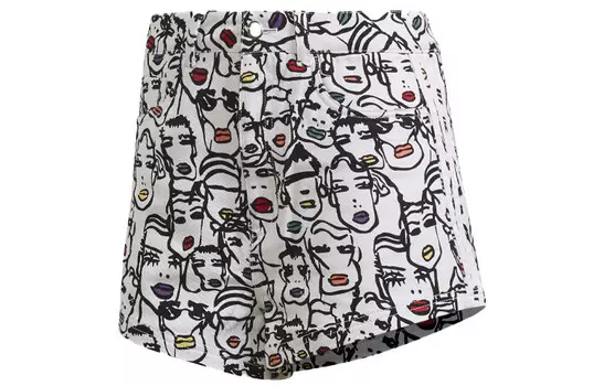 Fiorucci X Повседневные шорты женские разноцветные Adidas Originals