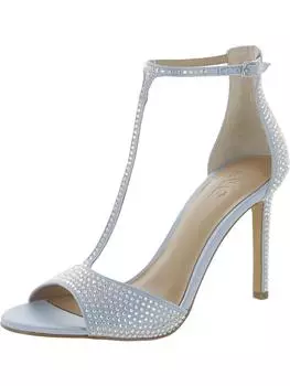 Firah Женские туфли на каблуках с Т-образным ремешком и стразами INC, цвет light blue bling