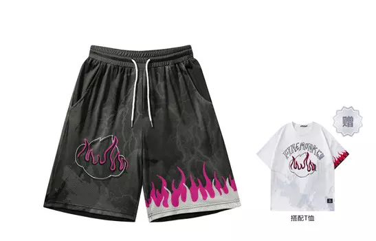 Fire Monkey Баскетбольные шорты унисекс FireMonkey, Черный