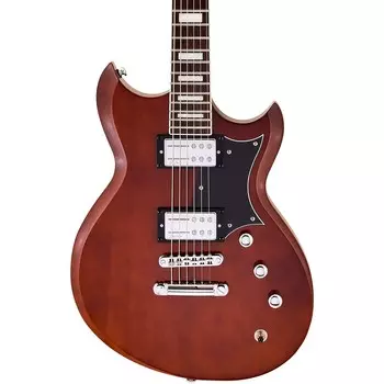 Фирменная электрогитара Reverend Bob Balch Скрипка коричневого цвета