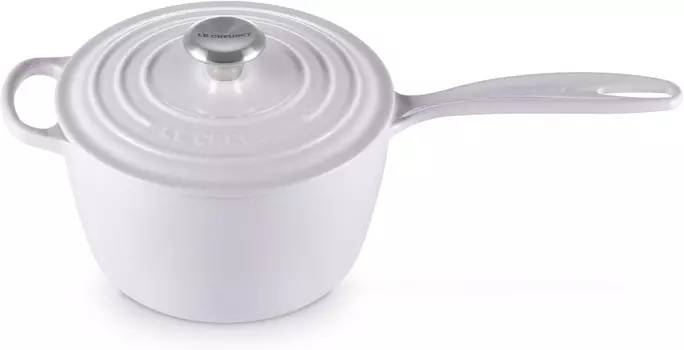 Фирменная эмалированная чугунная кастрюля Le Creuset, 2,25 кварты, лук-шалот, Shallot
