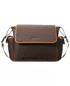 Фирменная большая дорожная сумка-мессенджер для подгузников Michael Kors, мульти