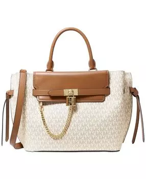 Фирменная большая сумка-портфель hamilton legacy с поясом Michael Kors, мульти