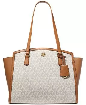 Фирменная большая сумка-тоут chantal Michael Kors, мульти