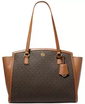 Фирменная большая сумка-тоут chantal Michael Kors, мульти