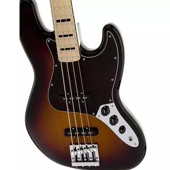 Фирменная джазовая бас-гитара Fender Geddy Lee - 3 цвета Sunburst с кленовой накладкой Jazz Bass