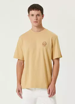 Фирменная футболка Daily Paper, бежевый