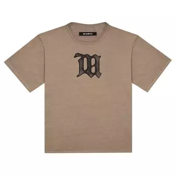 Фирменная футболка MISBHV Коричневая
