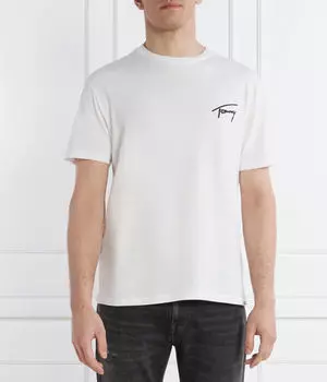Фирменная футболка Regular fit Tommy Jeans, белый