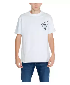 Фирменная футболка с граффити Tommy Jeans, белый
