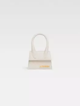 Фирменная мини-сумочка JACQUEMUS The Chiquito, цвет Light Greige