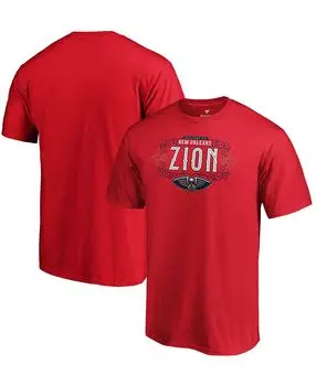 Фирменная мужская футболка new orleans pelicans 2019 draft hometown - zion williamson Fanatics, красный