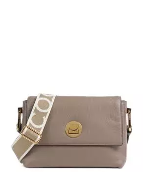 Фирменная сумка через плечо Liya из зерненой яловой кожи Coccinelle, коричневый