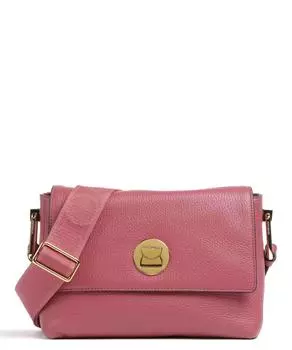 Фирменная сумка через плечо Liya из зерненой яловой кожи Coccinelle, розовый