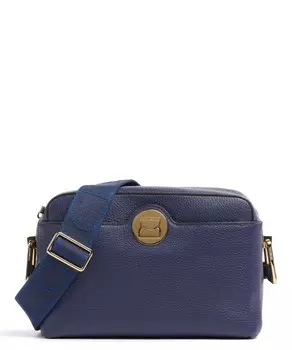 Фирменная сумка через плечо Liya из зерненой кожи Coccinelle, синий