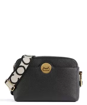 Фирменная сумка через плечо liya из зерненой кожи Coccinelle, черный