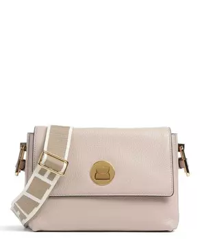 Фирменная сумка через плечо Liya из зерненой яловой кожи Coccinelle, бежевый