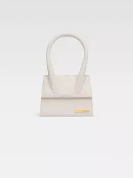 Фирменная сумочка JACQUEMUS The medium Chiquito, цвет Light Greige