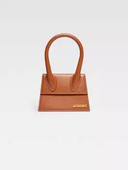 Фирменная сумочка JACQUEMUS The medium Chiquito, светло-коричневый