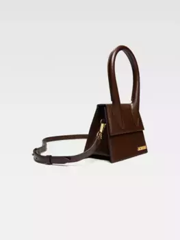 Фирменная сумочка Ле Чикито мойен Jacquemus, коричневый