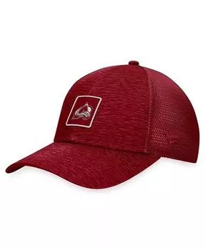 Фирменная женская бордовая регулируемая шляпа Colorado Avalanche Authentic Pro Road Trucker Fanatics, красный