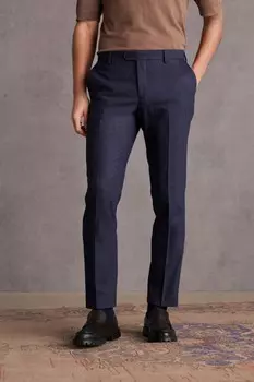 Фирменные костюмные брюки из итальянского материала Next, синий