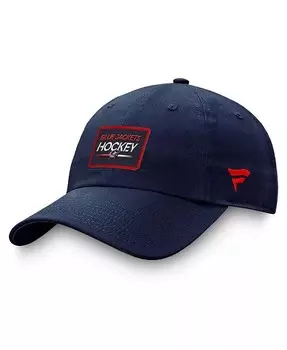 Фирменные мужские темно-синие бейсболки Columbus Blue Authentic Pro Prime с регулируемой шляпой Fanatics, синий