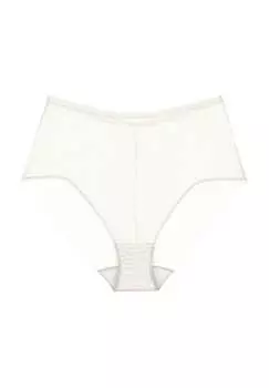 Фирменные прозрачные трусики-слайды на полупрозрачной резинке Triumph, белый