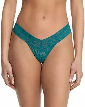 Фирменные стринги с низкой посадкой Hanky Panky, зеленый