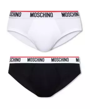 Фирменные трусы упаковка из 2 шт Moschino, черный