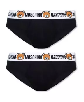 Фирменные трусы упаковка из 2 шт Moschino, черный