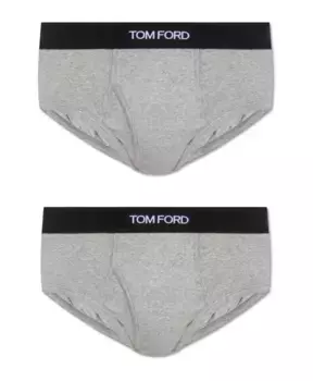Фирменные трусы в двойной упаковке. Tom Ford, серый