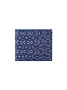 Фирменный бумажник для банкнот и монет Wolf, синий