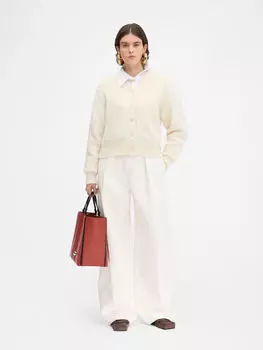 Фирменный кардиган JACQUEMUS The Jacquemus cardigan, светло-бежевый