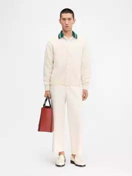 Фирменный кардиган JACQUEMUS The Jacquemus cardigan, светло-бежевый