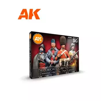 Фирменный набор - Исторические личности S. XVI-XVIII. Автор: Пепе Галлардо., 3rd Gen Acrylic Paint Sets