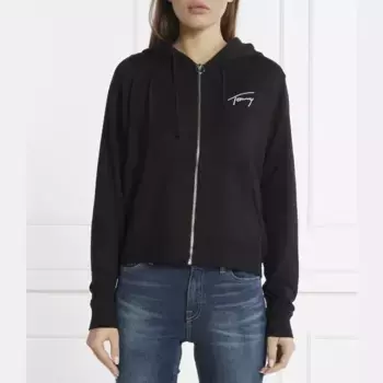 Фирменный свитшот обычного кроя Tommy Hilfiger, черный