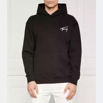 Фирменный свитшот свободного кроя Tommy Hilfiger, черный