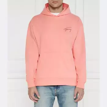 Фирменный свитшот свободного кроя Tommy Hilfiger, розовый