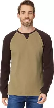 Фирменный Waffle Crew Regular L.L.Bean, цвет Dark Mushroom/Darkest Brown