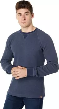 Фирменный Waffle Crew Regular L.L.Bean, цвет Indigo Heather