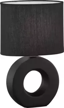 FISCHER & HONSEL Настольная лампа "Ponti", 1 лампочка, лампочка E14 | без лампочек Высота: 13 см, черный