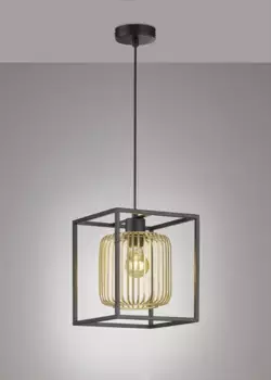 FISCHER & HONSEL подвесной светильник "CAYDO", 1 лампочка, лампа E27 | без лампочек, современный, песочно-черный светильник - придаст вашей комнате экстравагантности Высота: 150,00 см., цвет bunt