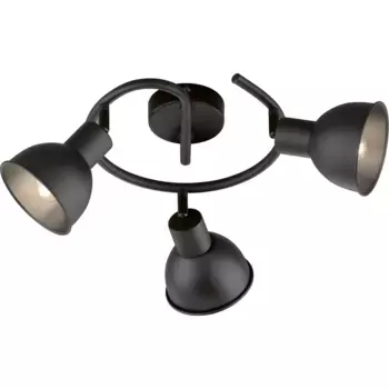 FISCHER & HONSEL Потолочные светильники «Speedy», 3 лампочки, лампа E14 | без лампочек, цвет sand schwarz