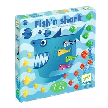 Fish'N Shark, стратегическая игра, Djeco Inna marka