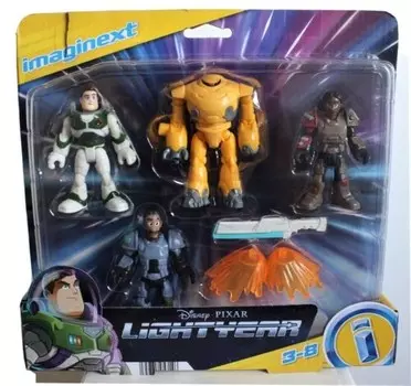 Fisher Price Imaginext Lightyear Zap Patrol, набор из 4 шт. Mattel