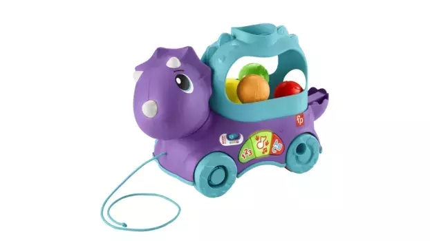 Fisher Price Забавный динозавр с мячом, игрушка для развития моторики динозавра