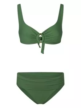 Fisico бикини с кольцевой деталью, зеленый
