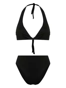 Fisico бикини с треугольными чашками и логотипом, черный