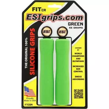 FIT CR Ручка для горного велосипеда ESI Grips, зеленый